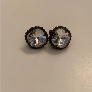 Only worn once-diamond earrings